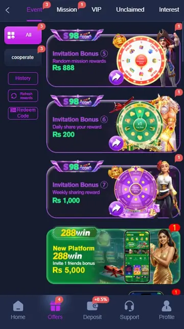 S98 Game Bonus