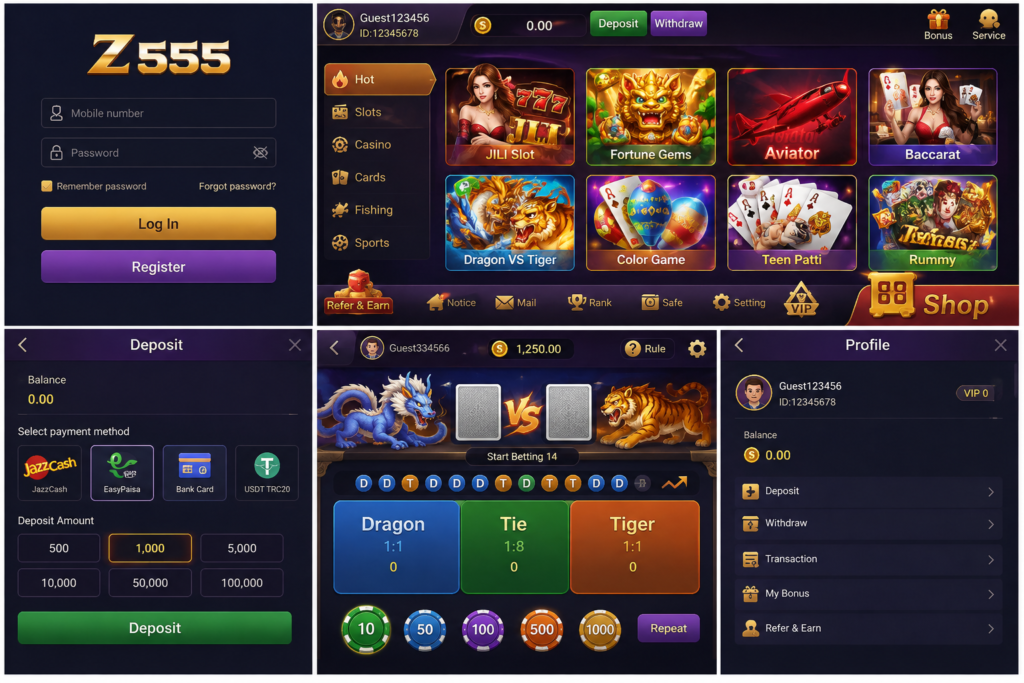 Z555 Game Apk Screenshoots